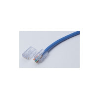 West Penn 32-EZP CAT5e UTP EX RJ45 Plug, 50-Pack, Clear