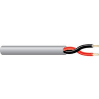 West Penn 25221BGY1000 22/2 Stranded Unshielde Plenum Audio Cable, Gray