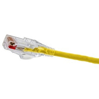 Hubbell HCL6Y15 NextSpeed CAT6 Slim Patch Cable, Low Outer Diameter, 15', Yellow