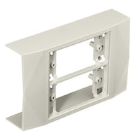 Hubbell PB2IND2G BaseTrak Series 2/3 Channel, 2-Gang Non-Metallic Raceway, Flush
