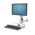 JACO EVO-WA-WT Wall Arm - Worksurface, Wt, No TRACk