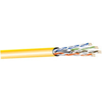 West Penn 4246 1000' CAT6 CMR Unshielded Twisted Pair Plenum Cable, Gray