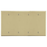 Hubbell P43I Ceiling Mount Wall Mount Plate, Ivory