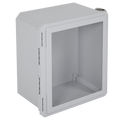 STI EF161408-W EnviroArmour Fiberglass Enclosure with Window, 16"H 14"W 8"D