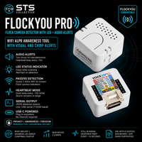 FlockYou Pro - Flock Camera Detector with LED + Audio Alerts