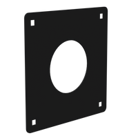 Pedestal Pro GAS-PLTFAC-6-3 6" x 6" Foam Gasket Seal