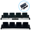 Unitech 5000-900091G HT730 4-SLOT Terminal Ethernet Cradle with Power Supply