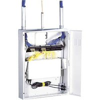 Hubbell RE4 REBOX Commercial Cabinet, 32.2" x 24.2" x 10" D, Light Gray, Pre-Configured