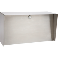 PEDESTAL PRO Lando-SS-14x8-E 14x8 Landscape Stainless Housing