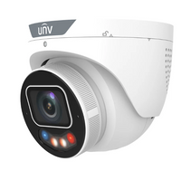 Uniview IPC3638SS-ADF28KMC-I1 – 8MP Tri-Guard 2.0 IP Turret Camera with Red/Blue Alarm Light & Smart Detection