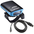 Unitech MS652-AUDB00-SG Ring Scanner Plus, 2D Imager SE4107, 2.4GHz Bluetooth, 7.5MB Memory, Battery, USB Cable, Velcro Strap