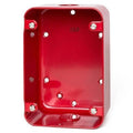SigCom SGB-32S Surface Mount Sheet Metal Back Box for Pull Station, Red