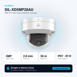 Silarius X SIL-XD5MP28AU 5MP IR Fixed Dome Network Camera - key specs