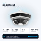 Silarius X SIL-XMS32MP 4 × 8MP 4-Directional Multi-sensor Network Camera - key specs
