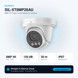 Silarius X SIL-XT8MP28AU 8MP IR Fixed Turret Network Camera - key specs