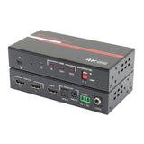 Hall SP-HD-2B 2-Channel HDMI Splitter with Analog and Optical Audio Output, 4K