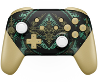 MODDEDZONE ROYAL BLACK TOTEM NINTENDO PRO CUSTOM CONTROLLER