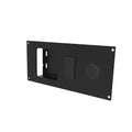 Havis C-EB40-FS6-1P 1-Piece Equipment Mounting Bracket, 4in Mounting Space, Fits Federal Signal 6 & 9-Button Convergence Network Controllers