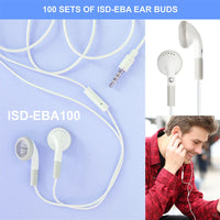 HamiltonBuhl ISD-EBA100 100 ISD-EBAs Ear buds