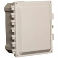 AccelTex ATS-00047 10x8x4 Nonconfigured Polycarbonate Enclosure with Solid Door and Key Lock