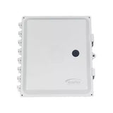 AccelTex ATS-00108 12x10x6 Polycarbonate Enclosure, Solid Door, Key Lock, Non-Configured