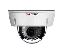 3xLOGIC VA-2MD-OD-RIWH-02 2MP 1080p Analog HD Outdoor Dome Camera with Remote Focus, IR, WDR, 2.8-12mm Varifocal Lens