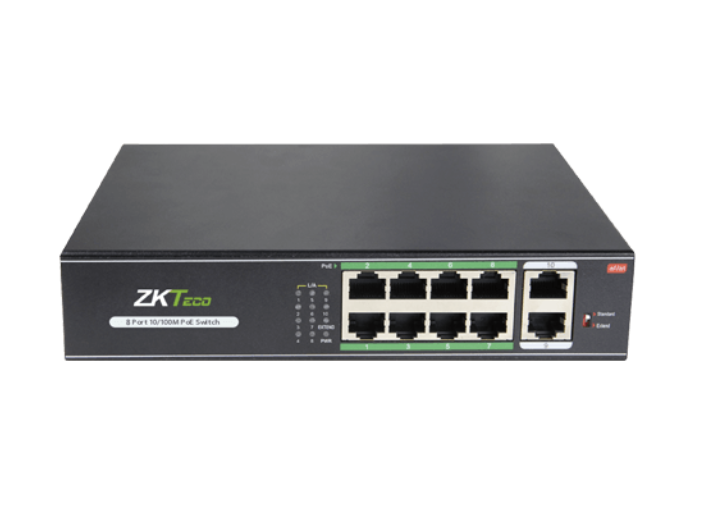 ZKTeco 8-Port POE Switch