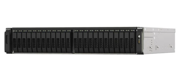 QNAP TS-H2490FU-7302P-128G-US 24-BAY ALL-FLASH NAS, NVME GEN3 X4