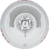 System Sensor SPSCWL L-Series Indoor Speaker Strobe, Ceiling Mount, "FIRE" Marking, White