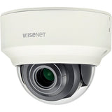 Hanwha XND-L6080V Wisenet X-Series 2MP Indoor Vandal Dome Camera, 3.2-10mm Varifocal Lens, Ivory
