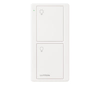 Lutron PJ2-2B-GWH-L01 Pico 2-Button Light Remote - (White | Gloss)