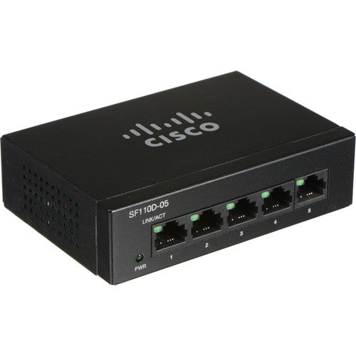 Cisco SF110D 110 Series 5-Port Unmanaged Network Switch