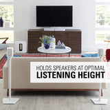 Sanus WSS21-W1 Sonos Play 1 & Play 3 Wireless Speaker Stands White- Single