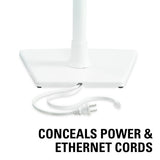 Sanus WSS21-W1 Sonos Play 1 & Play 3 Wireless Speaker Stands White- Single