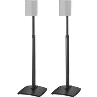 Sanus WSSA2-B1 Sonos Play 1 & Play 3 Adjustable Wireless Speaker Stands Black- Pair