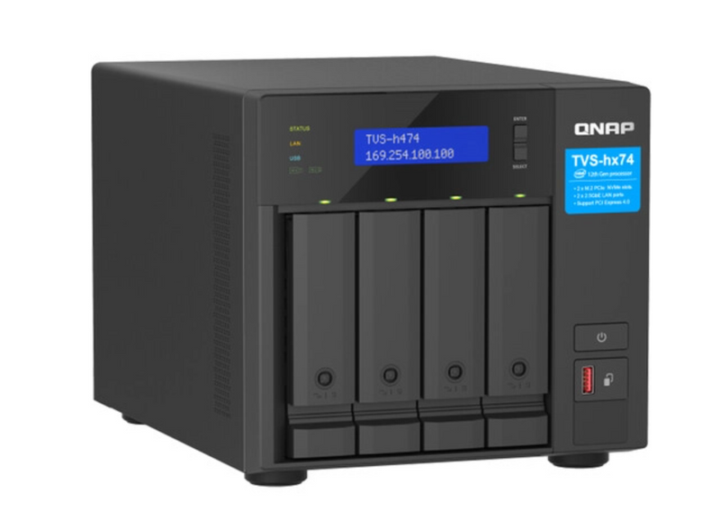 QNAP TVS-H474-PT-8G-US 4-Bay NAS Enclosure