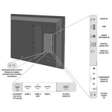 SunBrite SB-V-65-4KHDR-BL Veranda Series Full-Shade 4K HDR UHD Outdoor TV - 65"