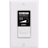QSC MP-MFC Decora-Style Wall Controller for MP-M Series Mixers (White) MPMFCNAWH