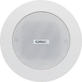 QSC AD-C.SAT 2.75" Small-Format Passive Ceiling Satellite Loudspeakers (White, Pair) ADCSATWH