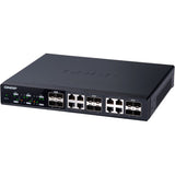 QNAP QSW-M1208-8C-US 12-Port 10GbE Managed Switch with SFP+