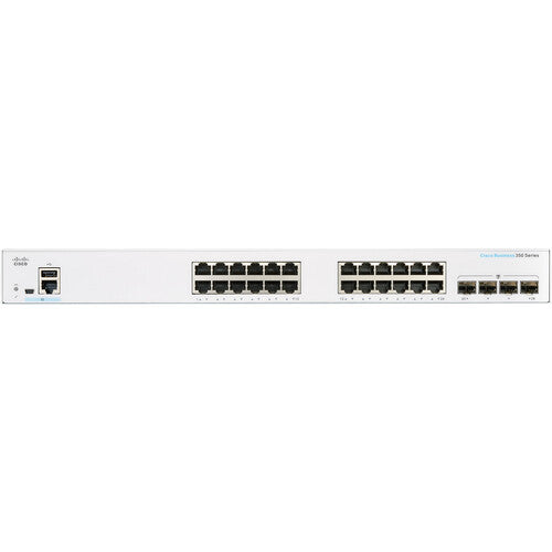 Cisco CBS350-24T-4X 24-Port Gigabit Managed Network Switch with 10G SFP+