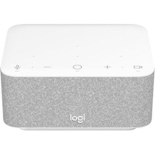 Logitech 986-000031 Logi Dock All-In-One Docking Station with Meeting Controls and Speakerphone, UC, Off-White