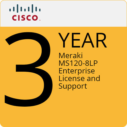 Cisco MS225-48LP Access Switch with 3-Year Enterprise License and Support