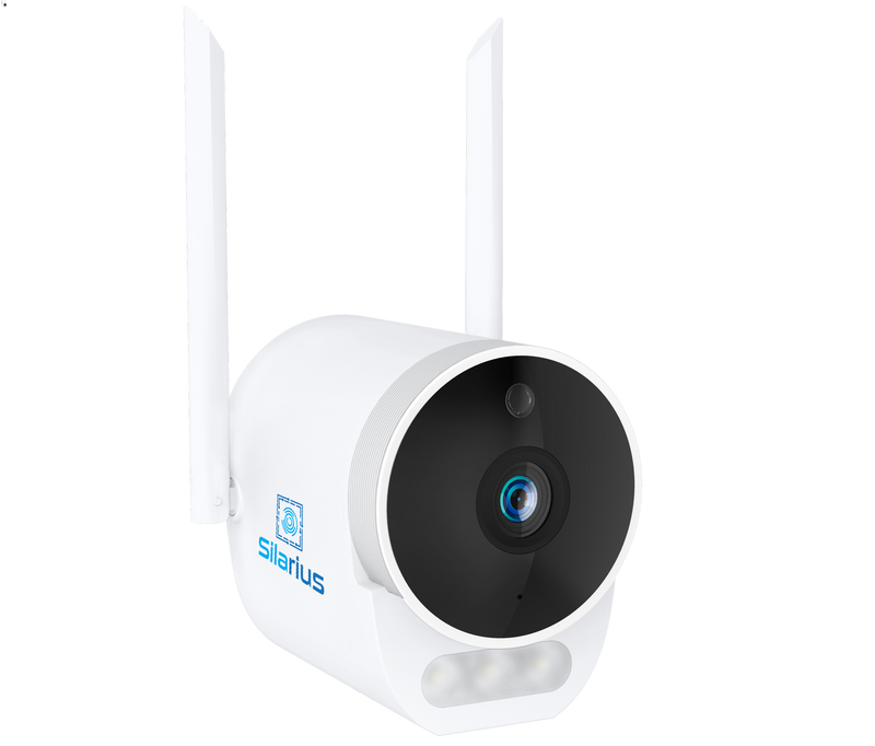 Silarius SIL-BHOMEWIFI2MP28 WiFi, APP enabeld, fixed, 2MP full HD, Alarm lights, Outdoor camera ,2-way audio - 2.8mm lens