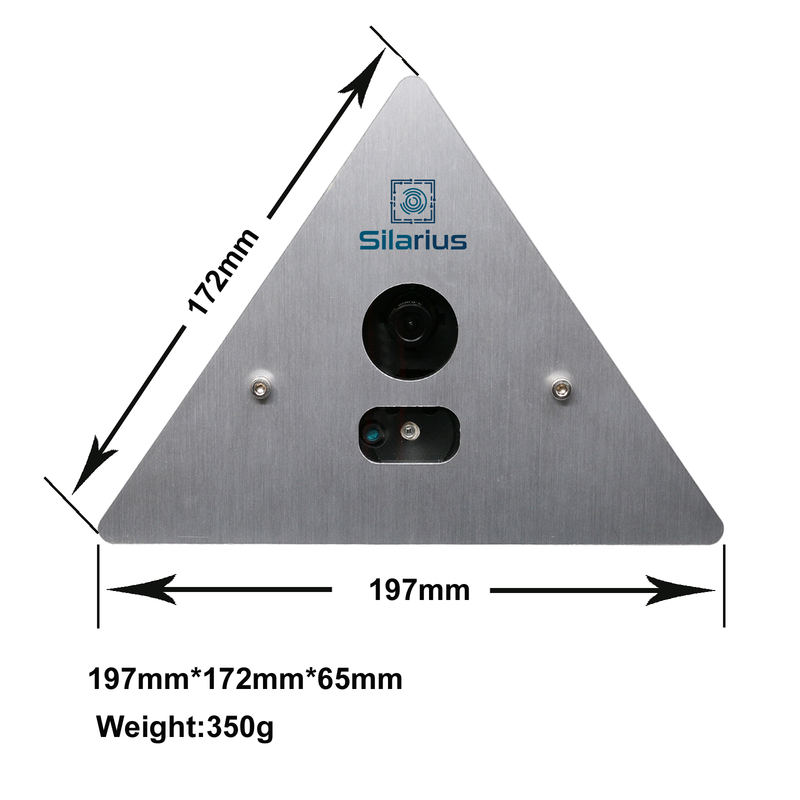 Silarius SIL-ELEVATOR2MP 2MP HD Corner/Elevator Security IP POE Camera CMOS - 2.8mm lens (NDAA Compliant)