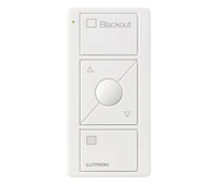 Lutron PJ2-3BRL-GWH-S03 Pico 3-Button Raise/Lower Blackout Remote With Text - (White | Gloss)