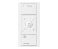 Lutron PJ2-3BRL-GWH-S09 Pico 3-Button Raise/Lower Horizontal Sheer Blind Remote - (White | Gloss)