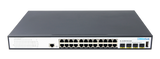 Silarius SIL-B24M3POE1G400 24 Ports 10/100/1000Mbps Gigabit Layer 3 Managed PoE+ switch with 4 Ports 10G SFP+ Uplink, 1 Console, 6KV surge protection, 400W, rack mount installation