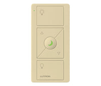 Lutron PJN-3BRL-GIV-L01 Pico 3-Button Raise/Lower Nightlight Icon Remote - (Ivory | Gloss)