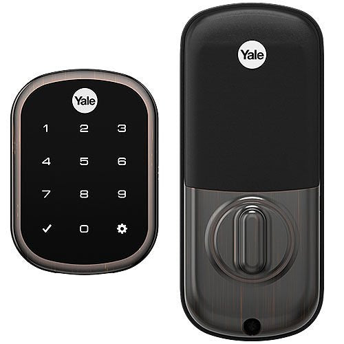 Yale YRD156-ZW2-0BP Pro SL Key-Free Touchscreen Deadbolt with Z-Wave Plus, Oil Rubbed Bronze